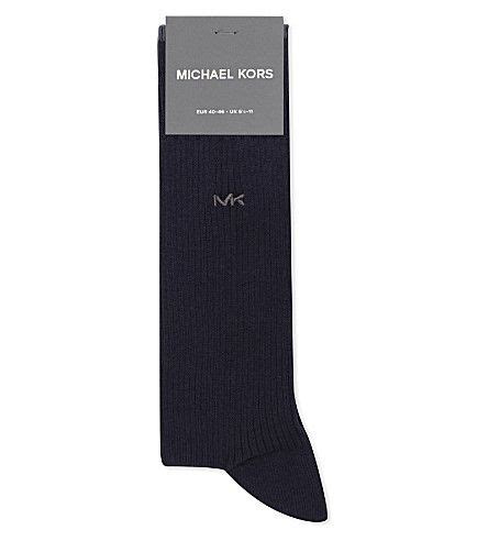 michael kors ribbed tall socks|michael kors socks for men.